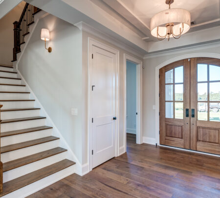 entryway and stairs