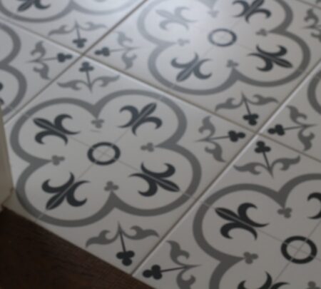 tiled flooring detail