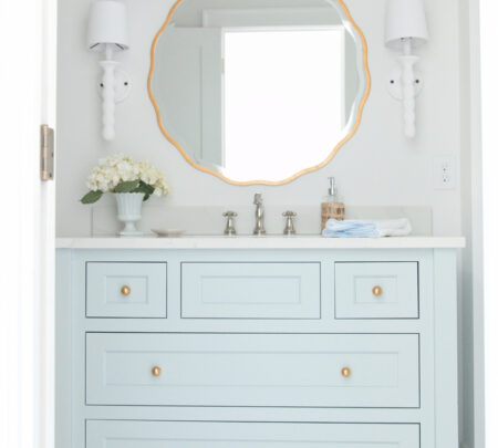 secondary bath sink and cabinet